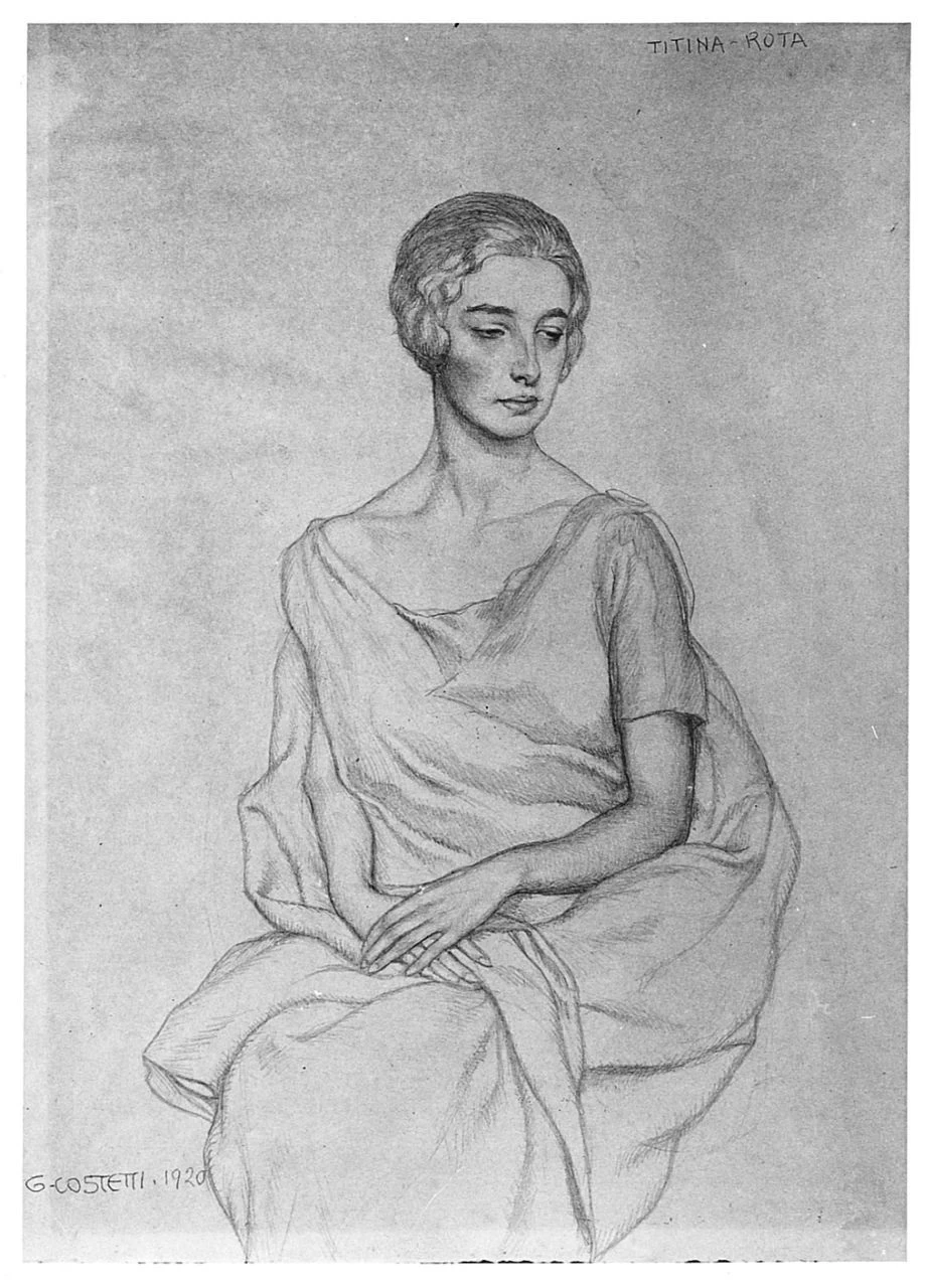 Ritratto di Titina Rota - Gabinetto disegni e stampe, Uffizi, Firenze